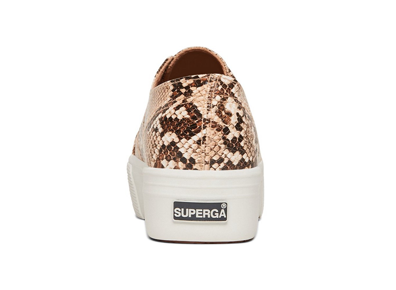 Platform Feminino Marrom/Serpentine - Superga 2790 Snakepufanw - FZDNR-8936